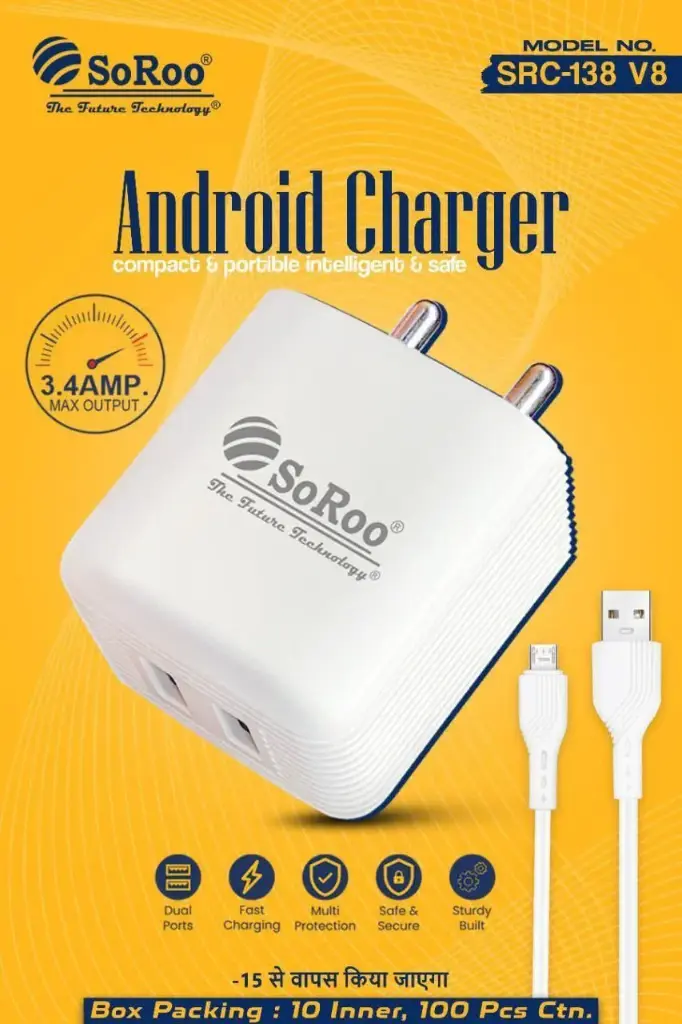 SRC-138 V8 / TYPE-C 1 YEAR WARRANTY ON TOP