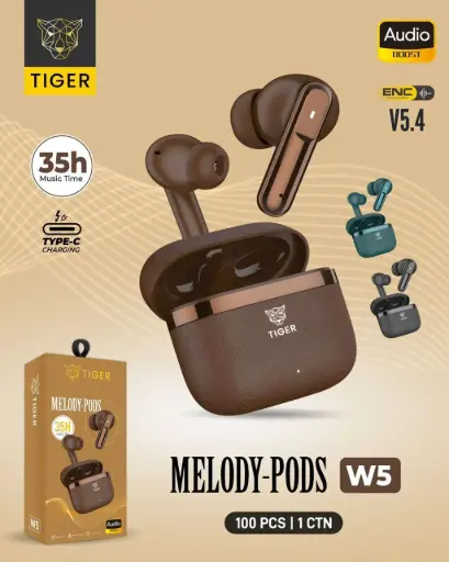 TIGER W5 TYPE-C ENC V5.4 6MONTHS WARRANTY