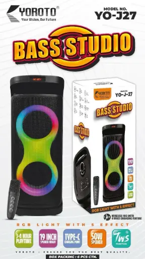 RGB LIGHT  WIRELESS MIC 🎤  HIGH BASS
