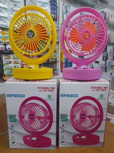 PROTABLE FAN LED LIGHT