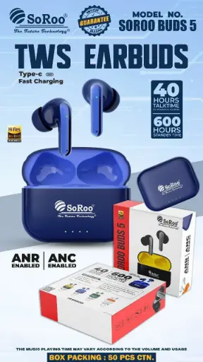 SOROO BUDS 5 1YEAR WARRANTY