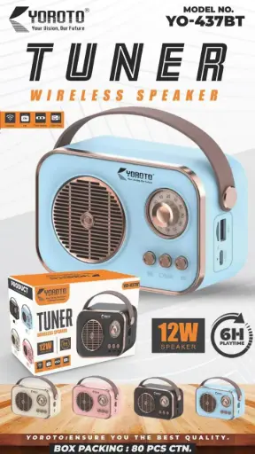 YOROTO YO-437BT TUNER WIRELESS SPEAKER