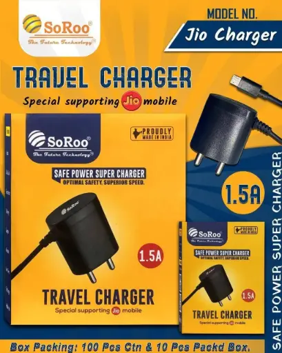JIO CHARGER 1YEAR WARRANTY